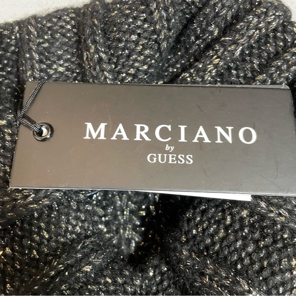 NWT New $170 Guess Marciano Wool Blend Black Made In Italy Sweater Size S - Picture 14 of 15